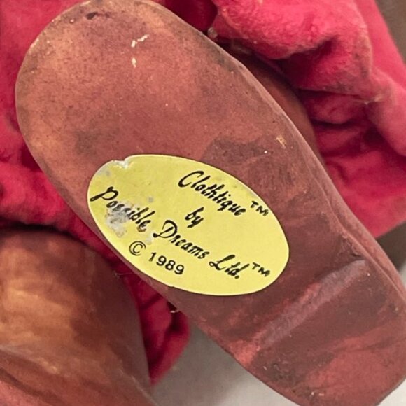 Vtg Possible Dreams Clothtique Santa Pepsi Cola Figurine 1989 Christmas Seasonal - Picture 7 of 7